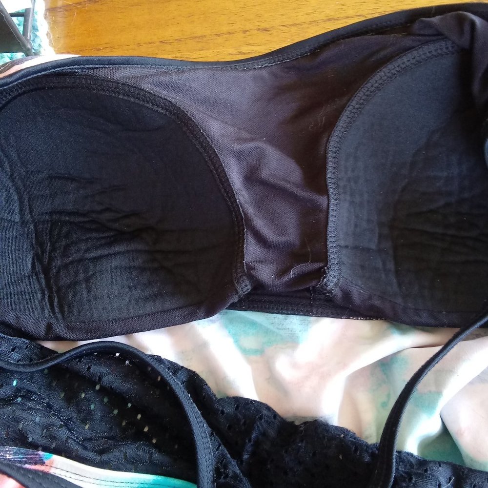 Racer Back Tankini Top w/Molded Cups - Picture 4 of 11